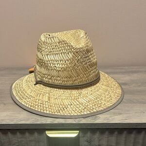 Classic Tan Straw Fedora for Men